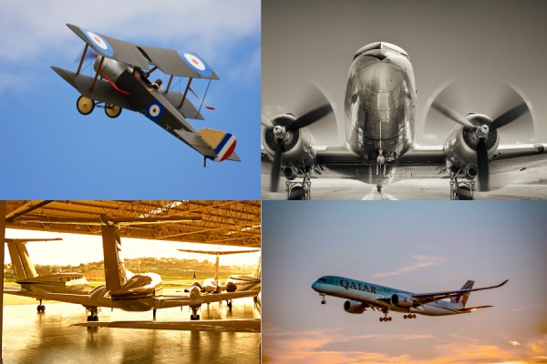 Development Process from First Flights to Modern Aircraft