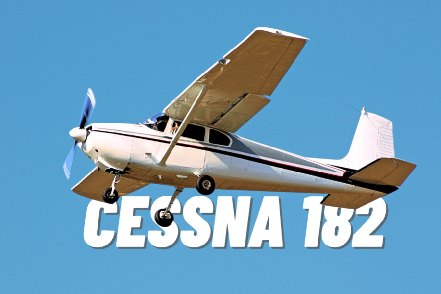 Cessna 182 Skylane Havadaki Klasik Güç