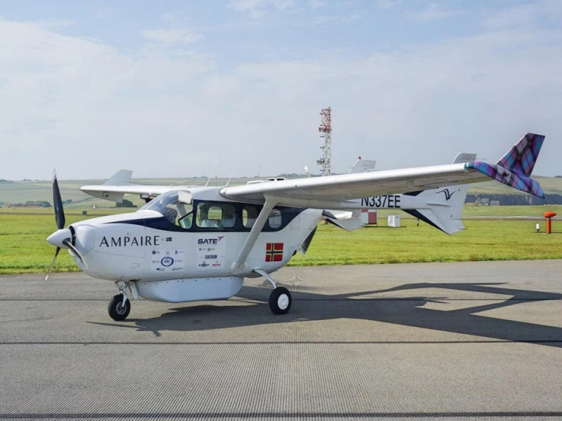 Hybrid Cessna 337 in the Scottish Skies